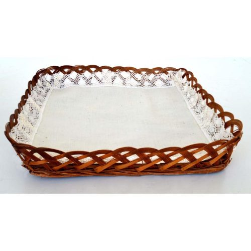 Panera marrón con tapete