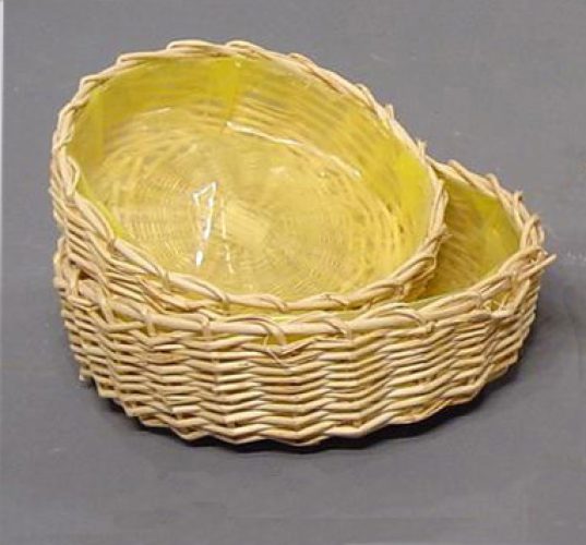 Juego de 3 paneras forro plástico