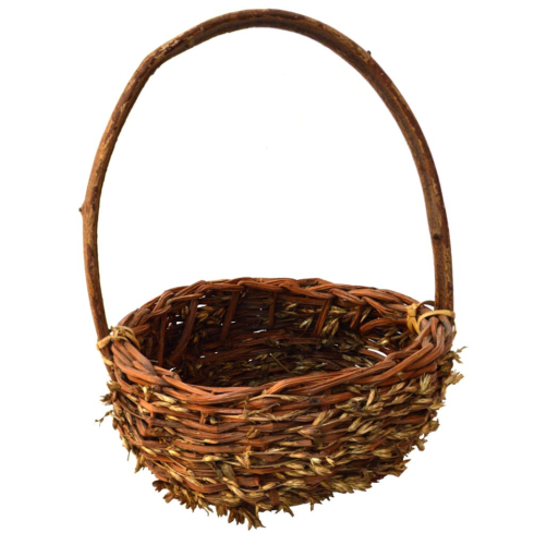 Cesta hierbas silvestres