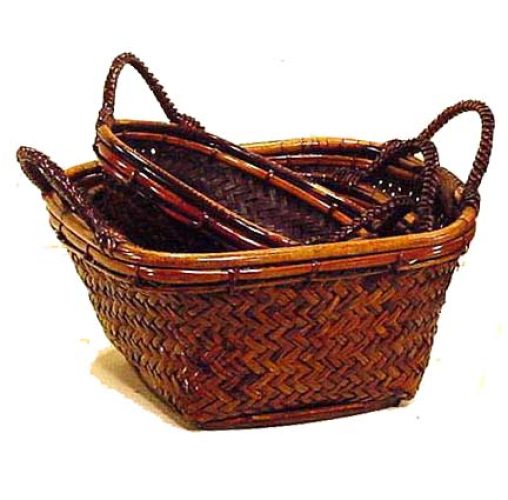 Set de 3 paneras cuadradas