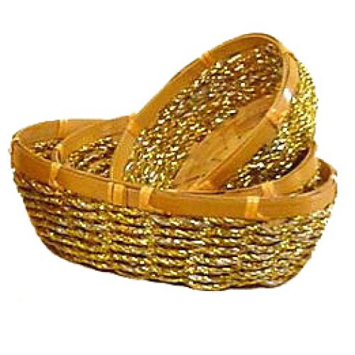 Set 2 paneras doradas