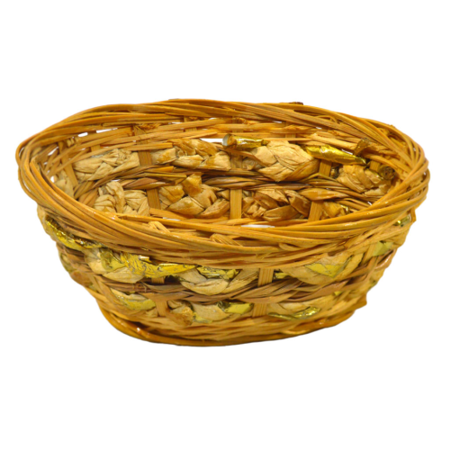 (Oferta) Bandeja ovalada dorada