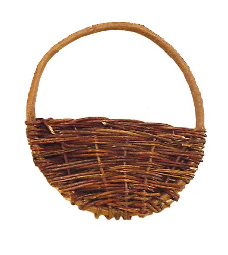 Cesta pared mimbre rústico