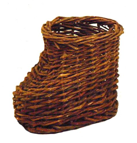 Bota mimbre rústico