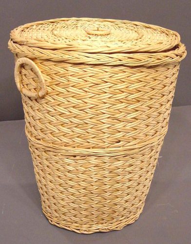 Ropero mimbre blanco