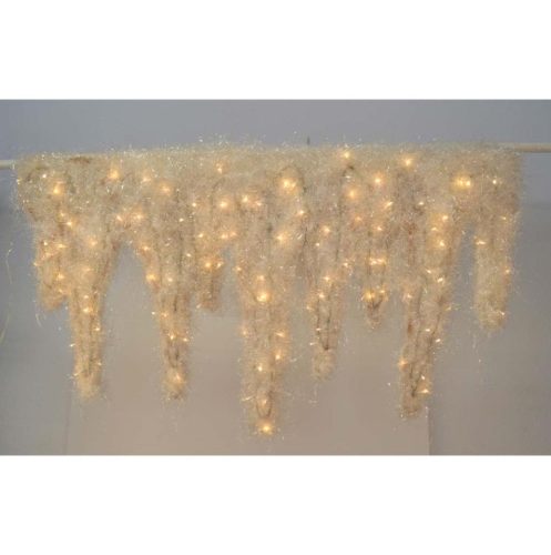 Lágrimas viruta blanca con luz