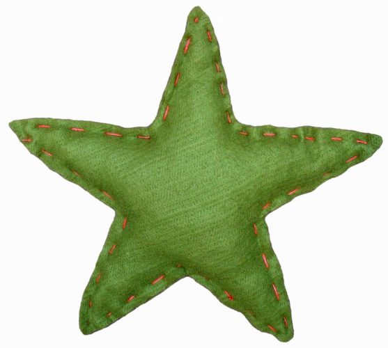 Estrella lana verde