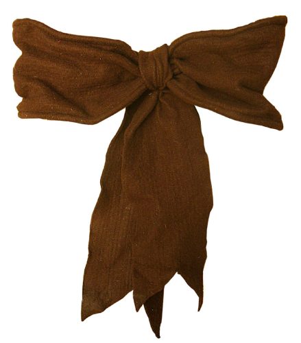 Lazo lana marrón oscuro