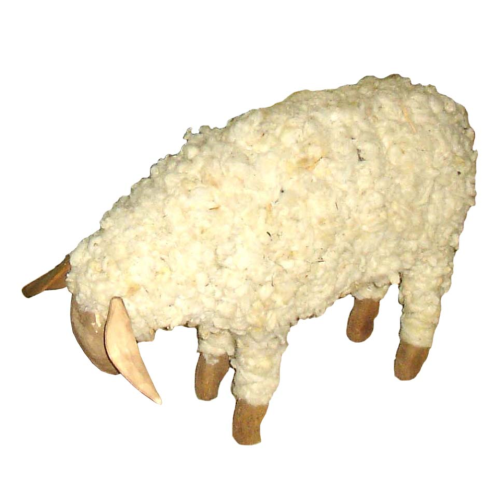 Borrego lana natural