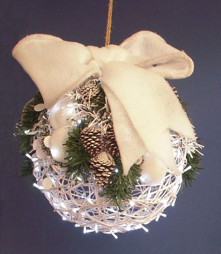 Bola decorada "luz led"