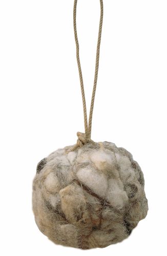 Colgante bola lana