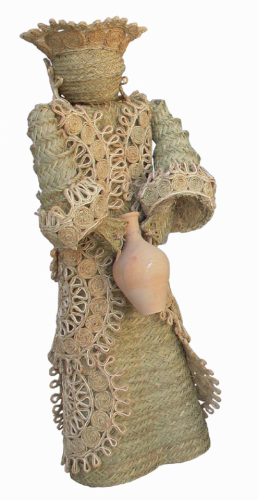 Rey mago esparto con cantaro