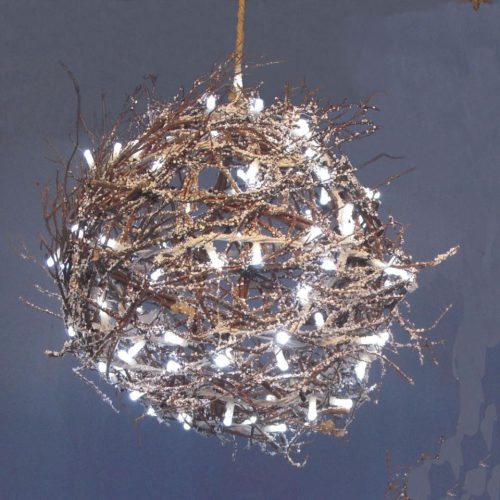Bola ramas con luz led