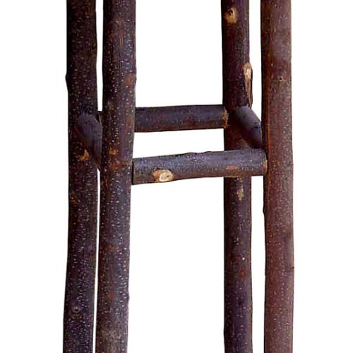 Pedestal palo castaño y ladrillos