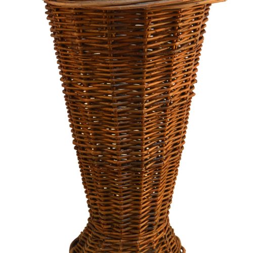 Florero mimbre rústico