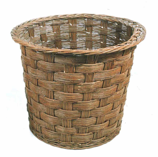 Macetero mimbre rústico