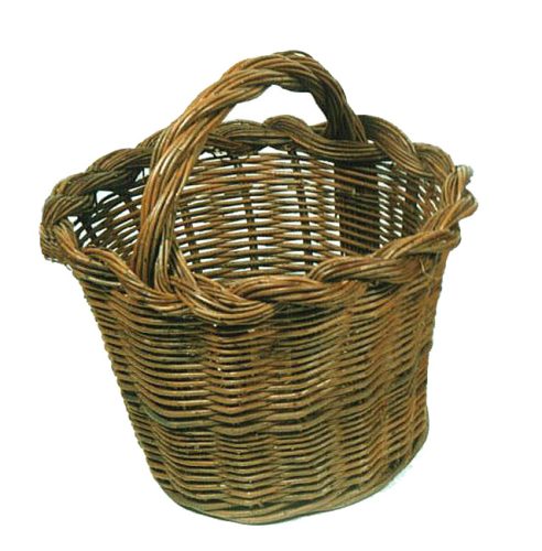 Cesta de mimbre rústico