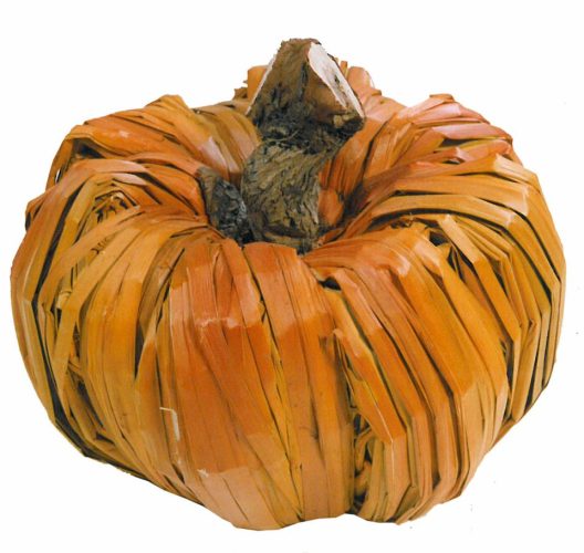 Calabaza anea teñida