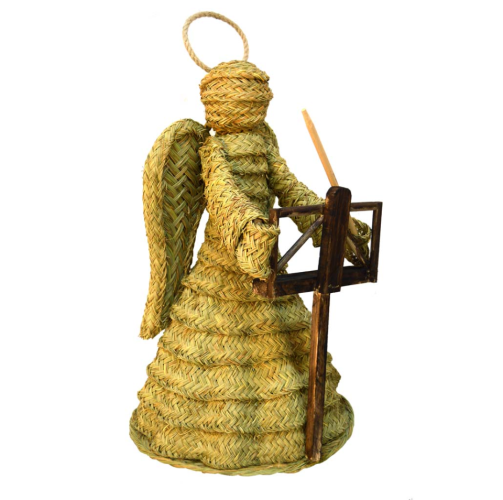 Ángel esparto con atril