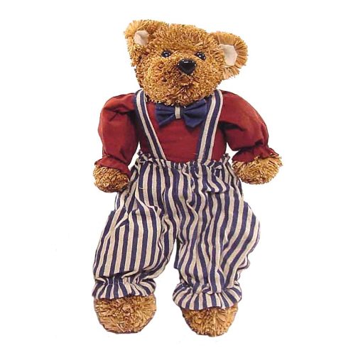 Oso de paja con traje