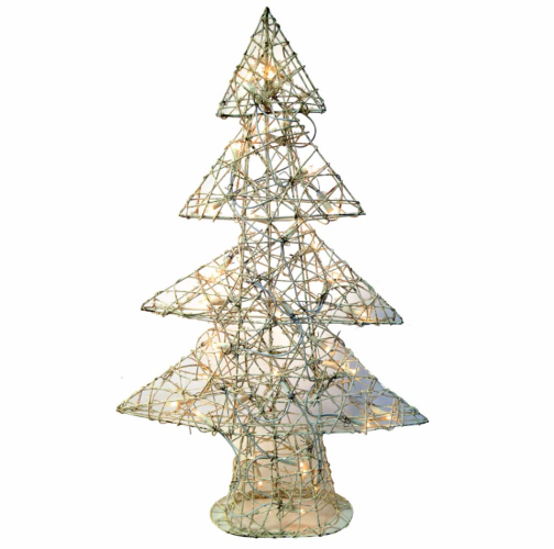 Árbol blanco con luz