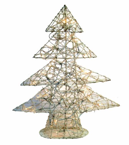 Árbol blanco con luz