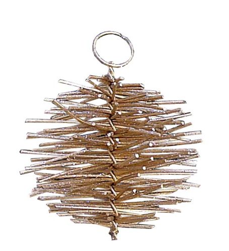 Colgante bola dorada