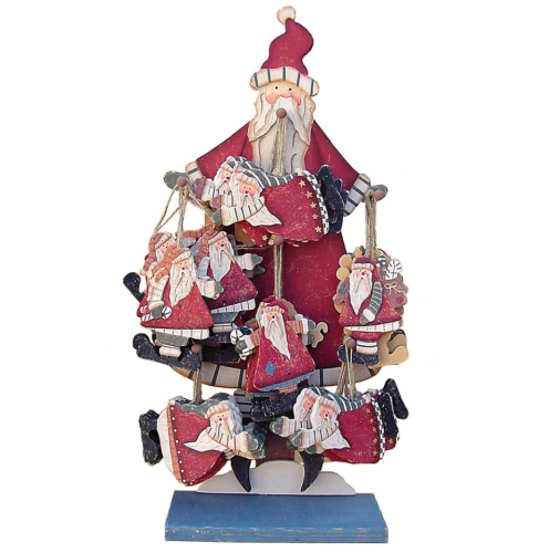 Expositor santa con colgantes