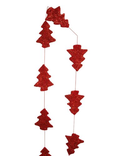 Guirnalda arboles rojos