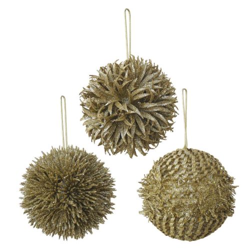 Colgante bola dorada