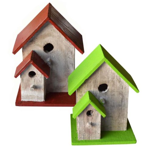 Casita pájaros 2 colores surtidos