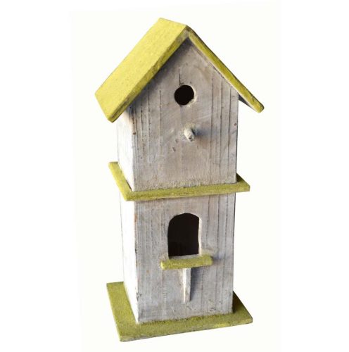 Casita madera amarilla