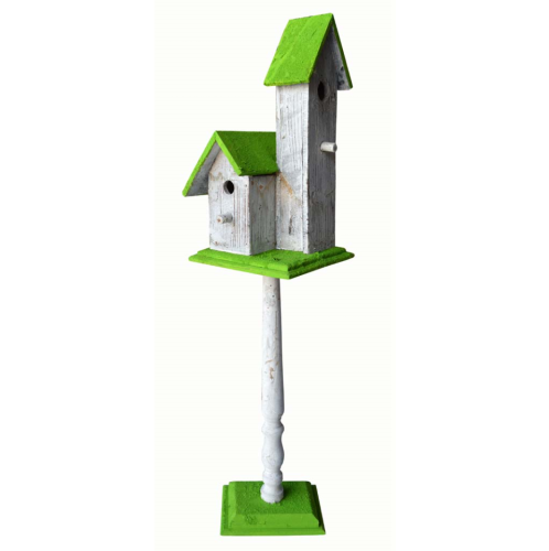 Casita madera verde