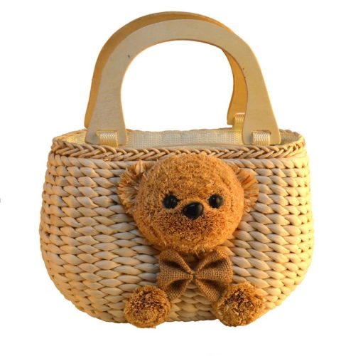 Bolso palma con oso