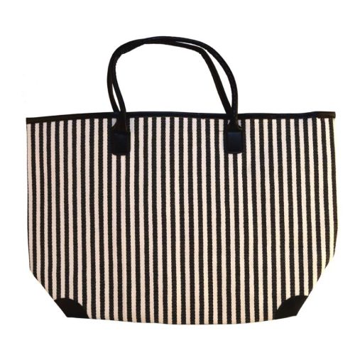 Bolso rayas negras
