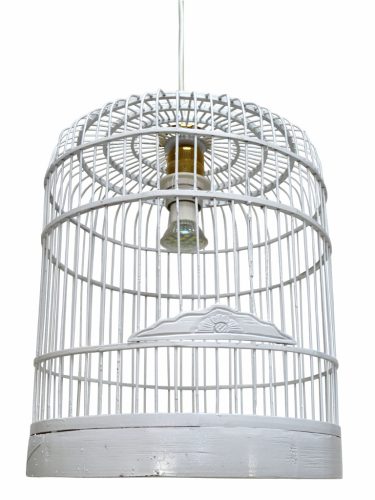 Lámpara blanco roto con instalación