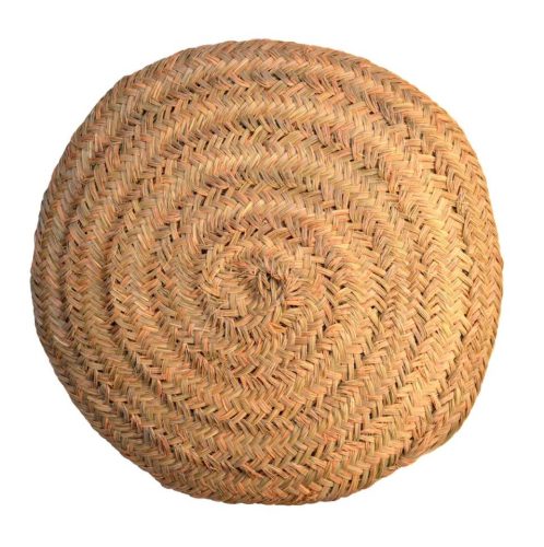 Alfombra redonda de esparto