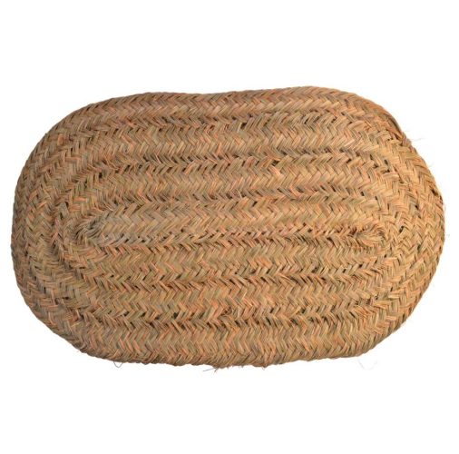 Alfombra ovalada de esparto