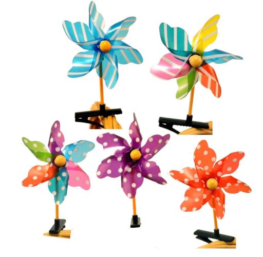 Molinillo de viento con pinza