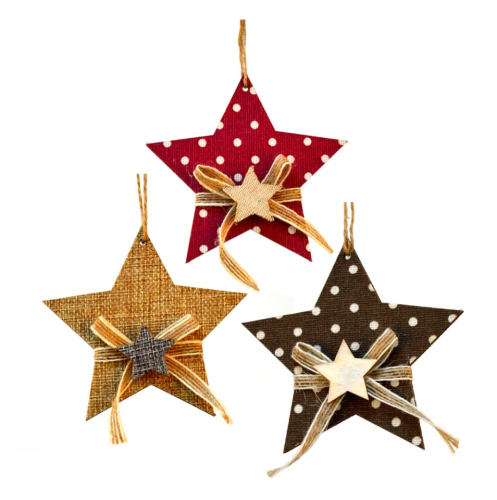 Colgante estrella colores surtidos