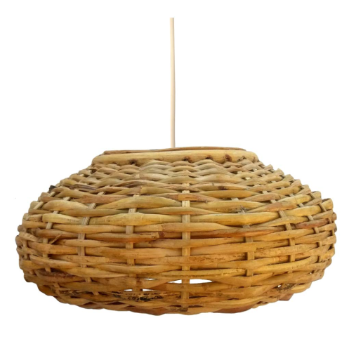 Lámpara bambú con instalación