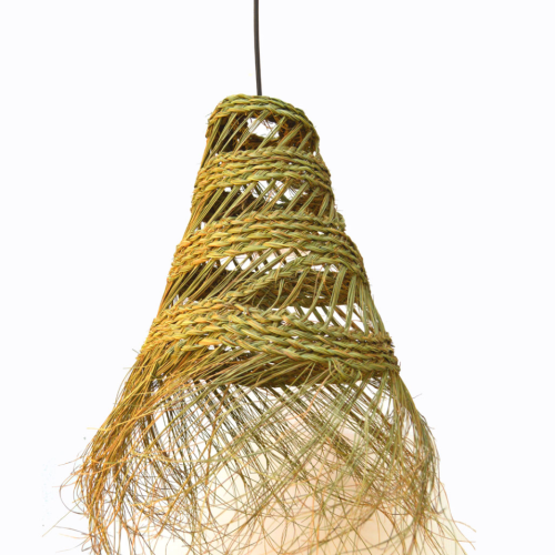 Lámpara esparto con instalación (50 cms)