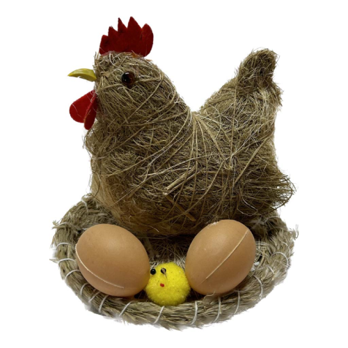 Gallina estopa con nido