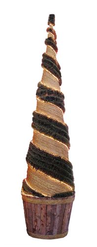 Cono pared espumillón con iluminación